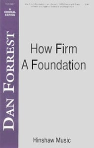 How Firm a Foundation SATB choral sheet music cover Thumbnail